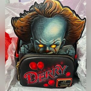 Loungefly It Pennywise - Derry Cosplay Light-Up Mini Backpack